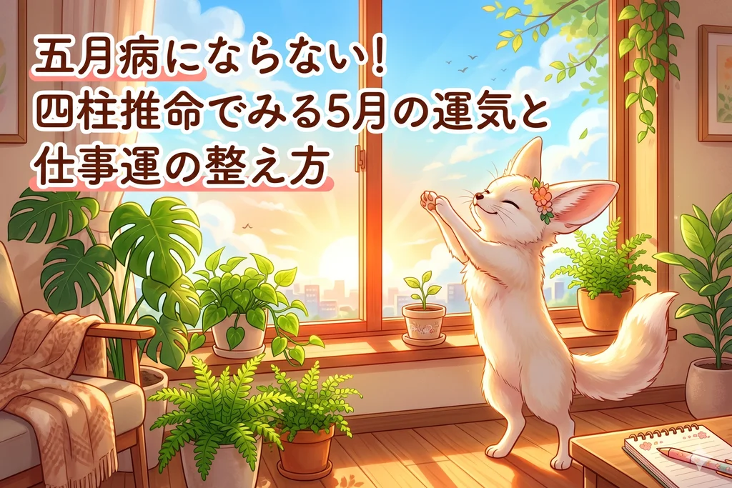 五月病にならない！四柱推命でみる5月の運気と仕事運の整え方